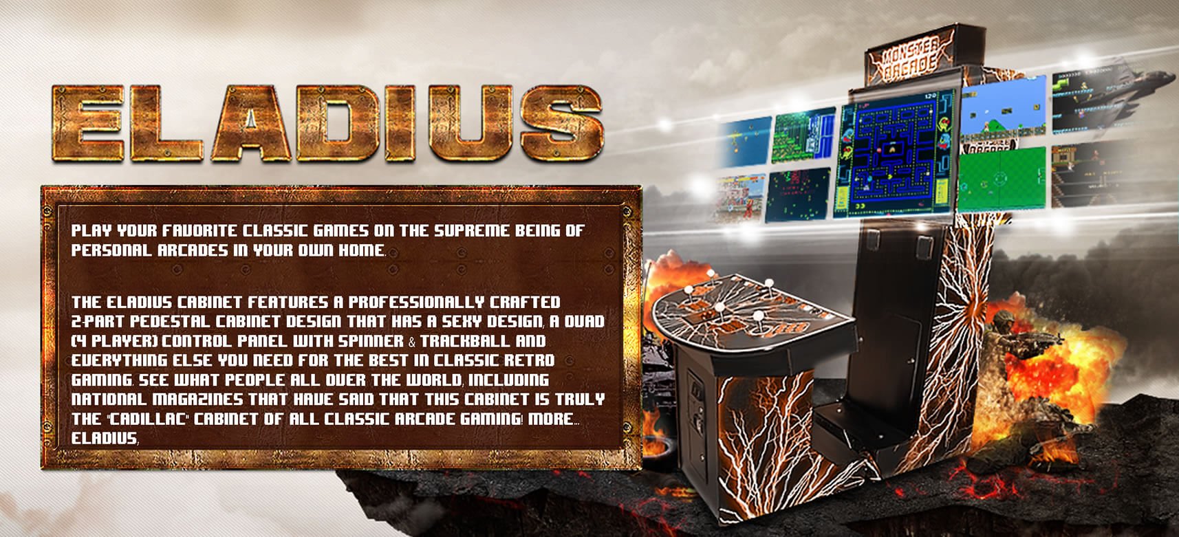 Arcade Machines Eladius Panel