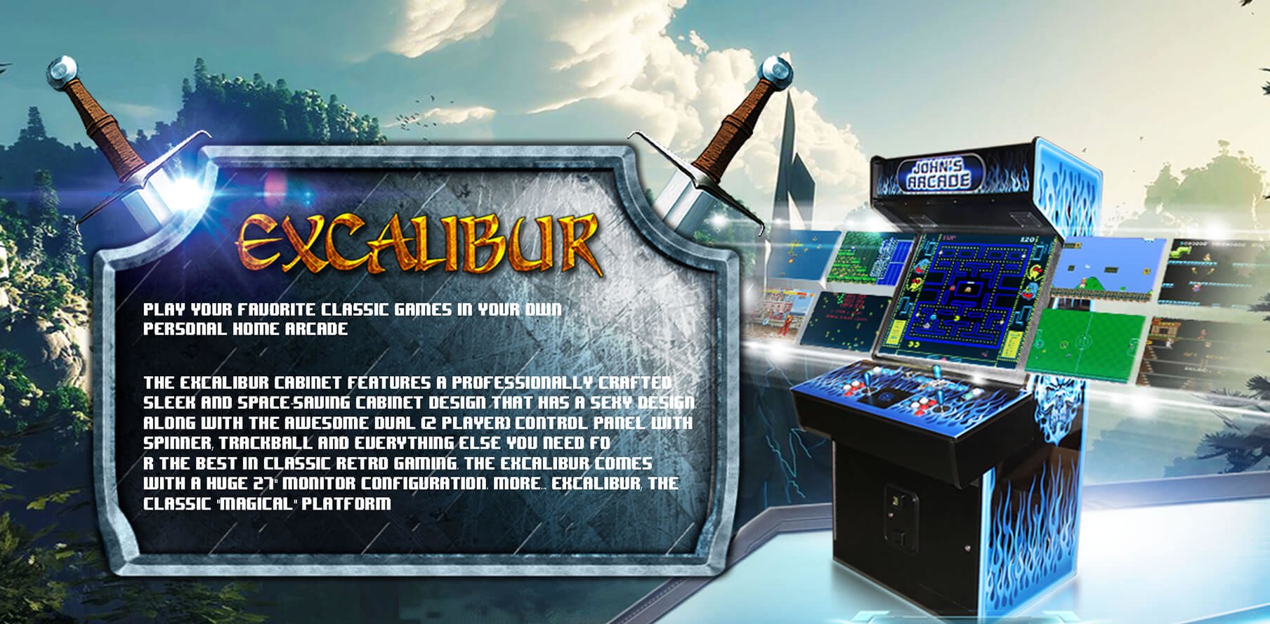 Arcade Machines Excalibur-Panel