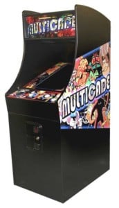 Arcade game machines multicade cab mock