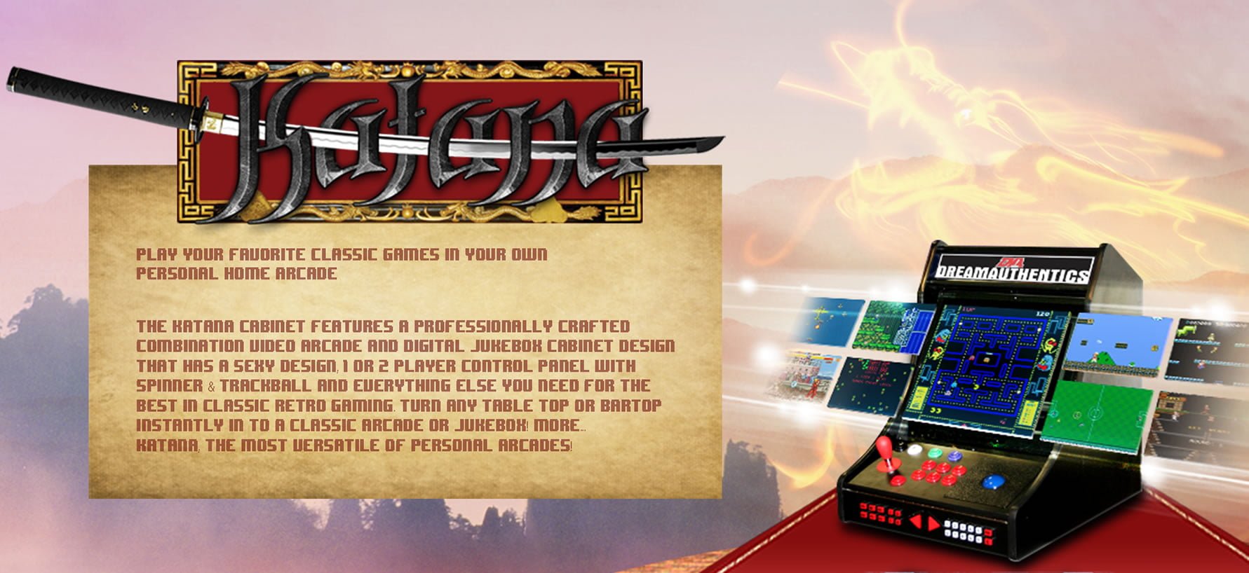 Arcade game machines - Katana-Panel