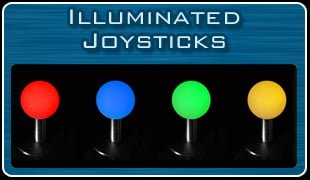 Arcade Machines Illuminated JoySticks